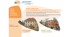 Desktop Screenshot of institut-lauterbad.de